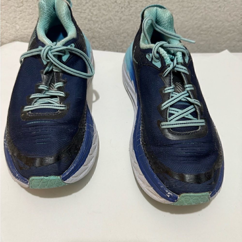 Hoka One One Bondi 5 Blue/Teal Running Athletic Shoes women Size 7.5